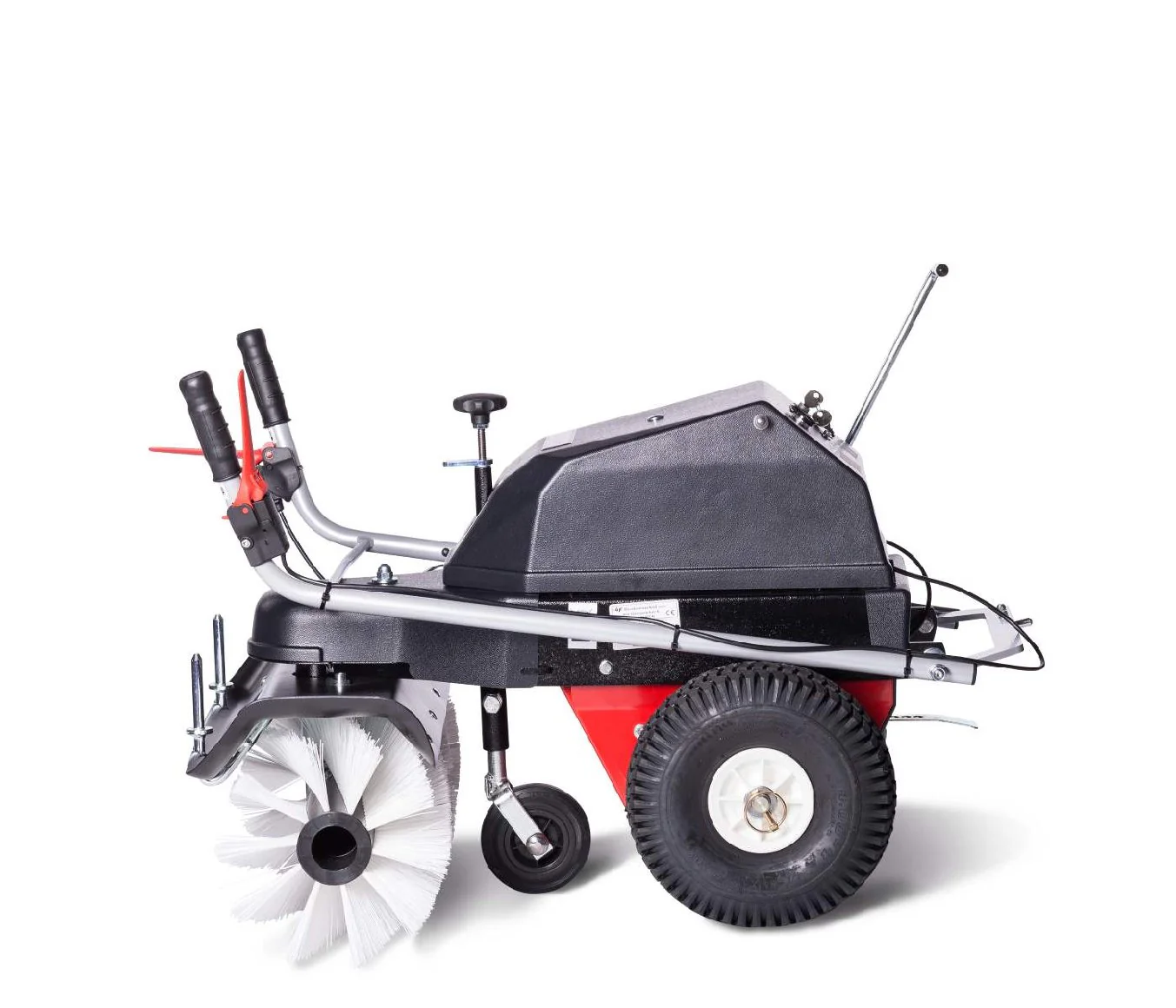 4F Schmutz- und Schneekehrmaschine Limpar Akku 26 mit Seitenbesen Links - Image 6
