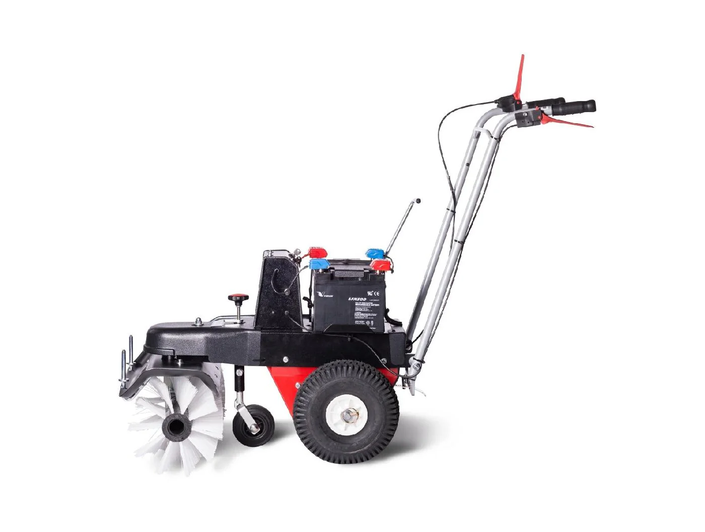 4F Schmutz- und Schneekehrmaschine Limpar Akku 52 mit Kehrbürstensatz - Image 3