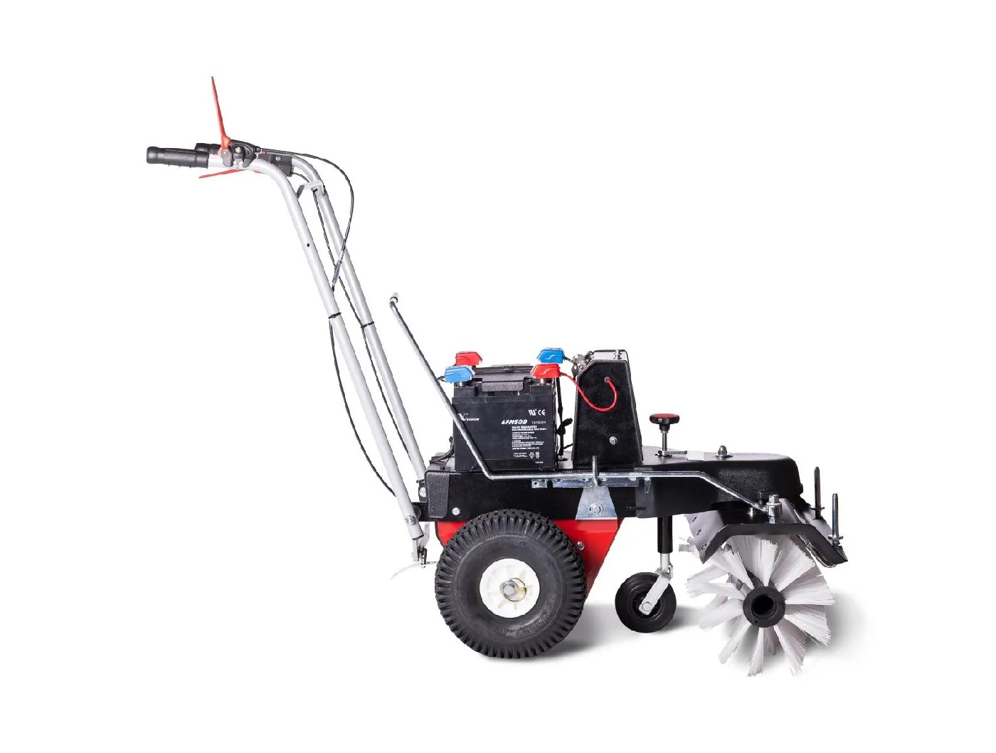 4F Schmutz- und Schneekehrmaschine Limpar Akku 52 mit Kehrbürstensatz - Image 4