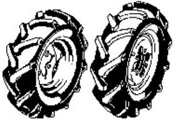 Agria Paar Triebräder 3490 411