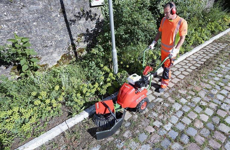 Agria Wildkrautbürste 8100 - ohne Bereifung und Lenker-Bürstenverstellung - Image 3