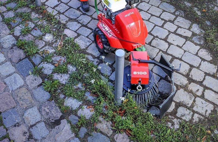Agria Wildkrautbürste 8100 - ohne Bereifung und Lenker-Bürstenverstellung - Image 5