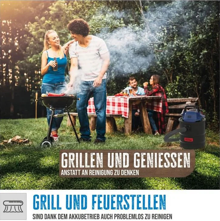 Güde Akku Aschesauger AS 18-201-05 inkl. Akku und Ladegerät - Image 3