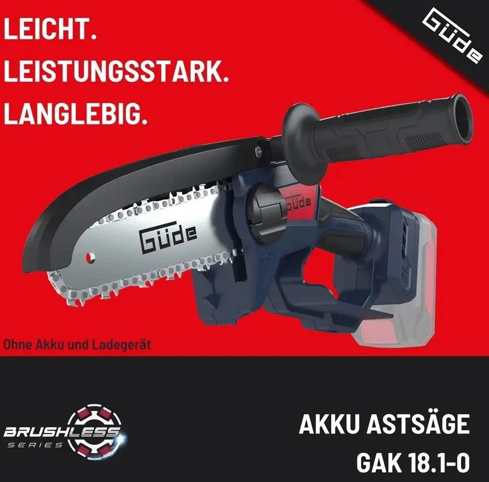 Güde Akku Minikettensäge GAK 18.1-0 ohne Akku und Ladegerät - Image 2