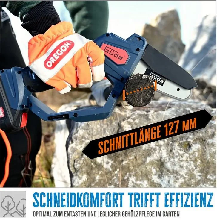 Güde Akku Minikettensäge MK 18-201-05  inkl. Akku und Ladegerät - Image 3