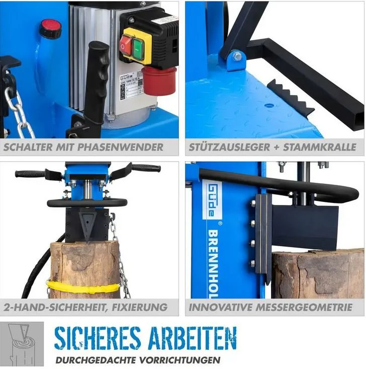 Güde Holzspalter GHS 1000/14TE-A - Image 3