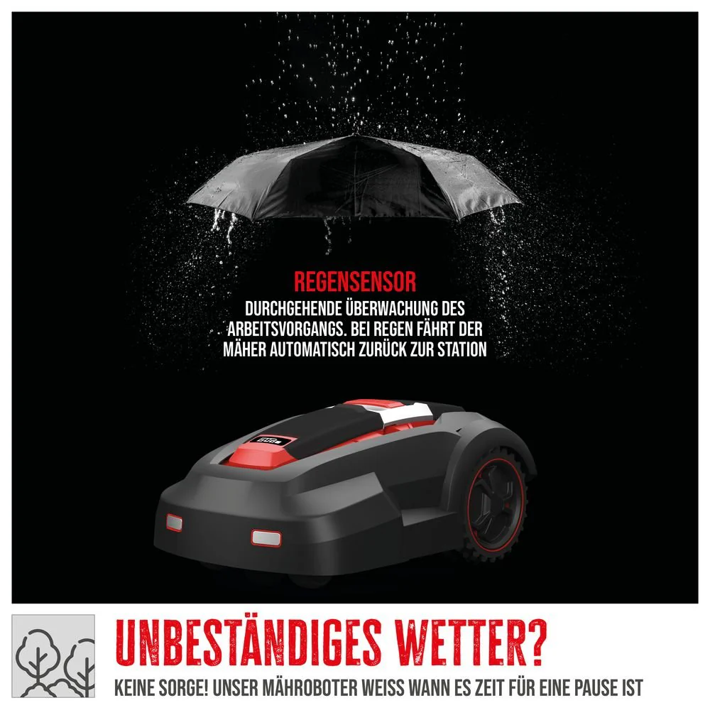 Güde kabelgeführter Mähroboter GRR 240.1 - für mittlere Rasenflächen - Image 4