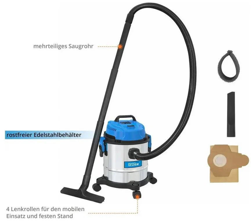 Güde Nass- und Trockensauger GNTS 12L - Image 2
