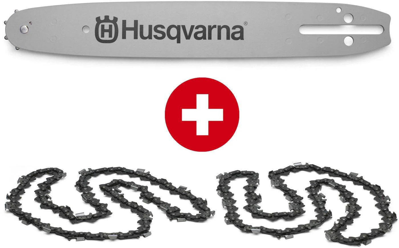Husqvarna Ersatz-Set 1 x Schiene 501 95 92-45 + 2 x Kette 585 40 42-45