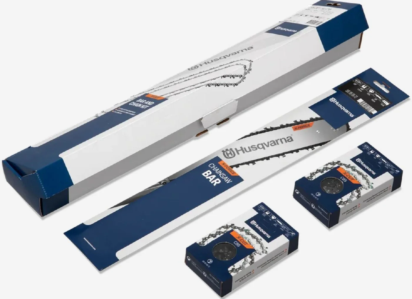 Husqvarna Ersatz-Set Kit 1x X-Force Schiene + 2x X-Cut C85 18/45