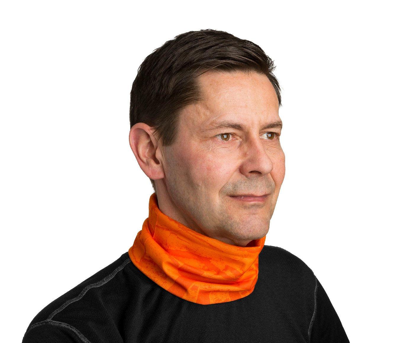 Husqvarna Multifunktionstuch Camo Orange - Image 3