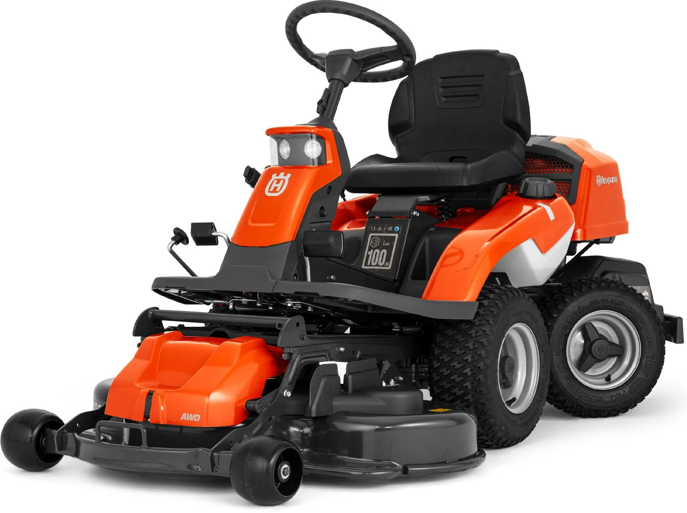Husqvarna Profi-Frontmäher R 216T AWD Combi 94 Winterpaket mit Schneeschild und Gummileiste - Image 3