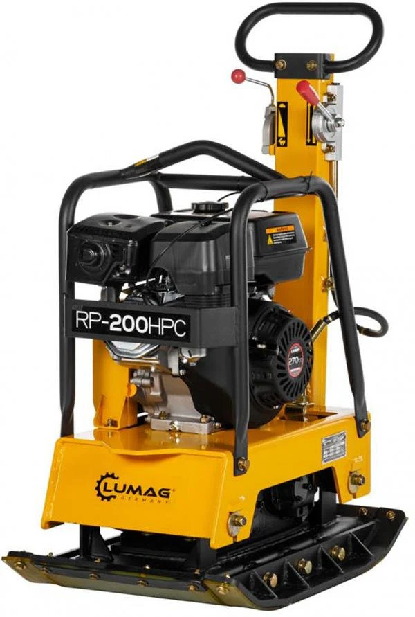 Lumag Benzin-Rüttelplatte RP 200 HPC inkl. Gummimatte und Fahrwerk - Image 2