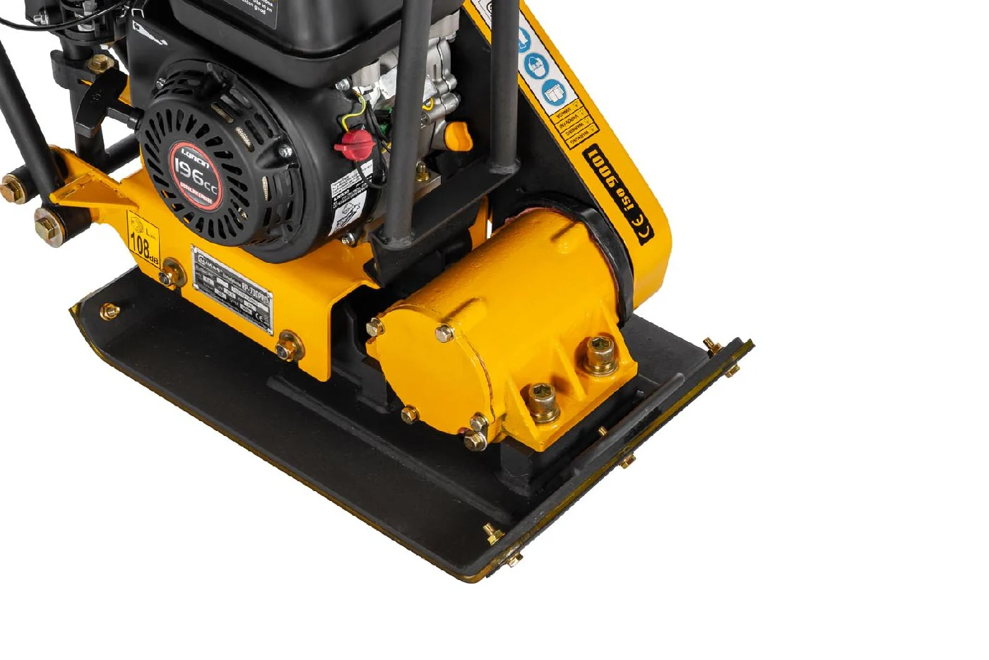 Lumag Benzin-Rüttelplatte RP 700 PRO inkl. Gummimatte und Fahrwerk - Image 3