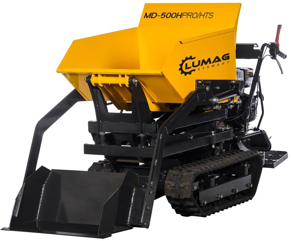 Lumag Hydr. Benzin-Raupendumper (High-Tip-Funktion) MD 500H PROHTS (mit Schaufel)