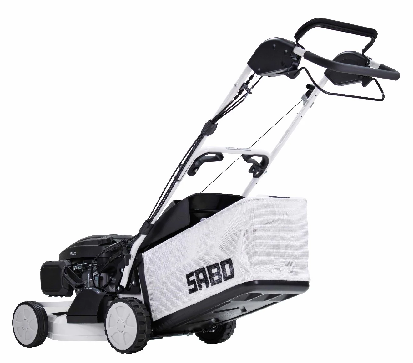 Sabo Benzin-Rasenmäher mit Radantrieb 43-VARIO White Edition limitierte Sonderedition - Image 3