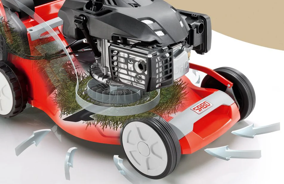Sabo Benzin-Rasenmäher mit Radantrieb 54-VARIO E - Vario Radantrieb und Elektrostart - Image 4