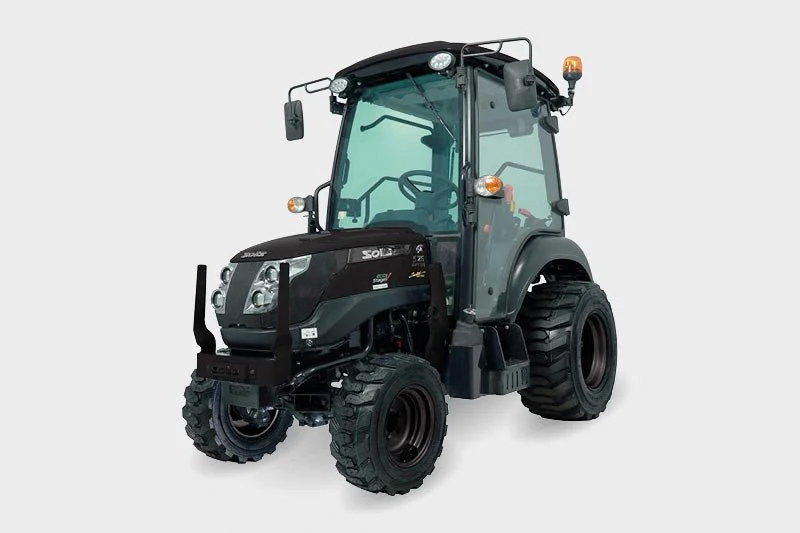 Solis Kompakttraktor 26 9+9 Panther in schwarz mit Kabine Grundmaschine ohne Bereifung - Image 2
