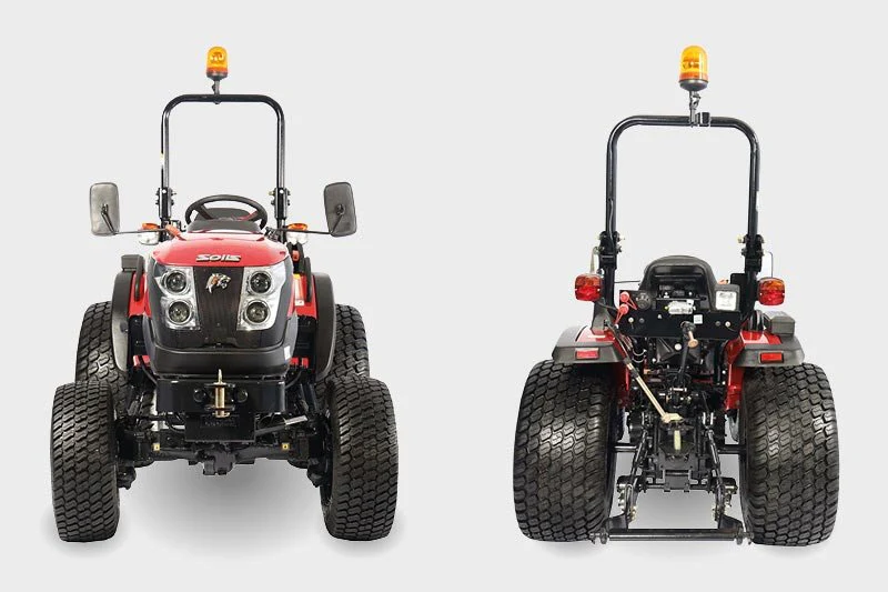 Solis Kompakttraktor 26 Tiger Rot-Metallic Sondermodell Grundmaschine ohne Bereifung - Image 4