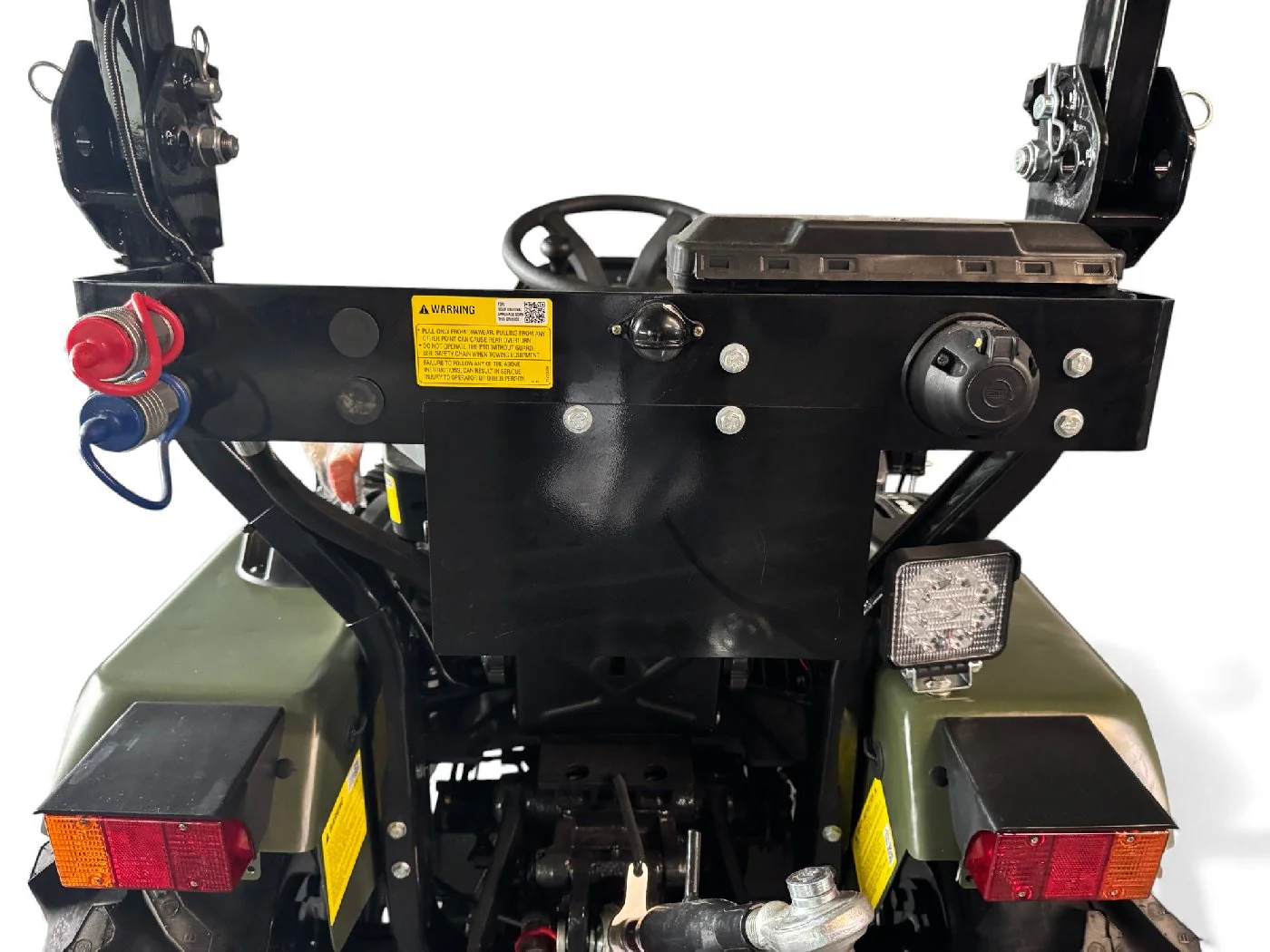 Startrac Allrad-Kleintraktor 22 Nato-Grün mit Ackerstollenbereifung + Frontlader inklusive Schaufel - Image 6