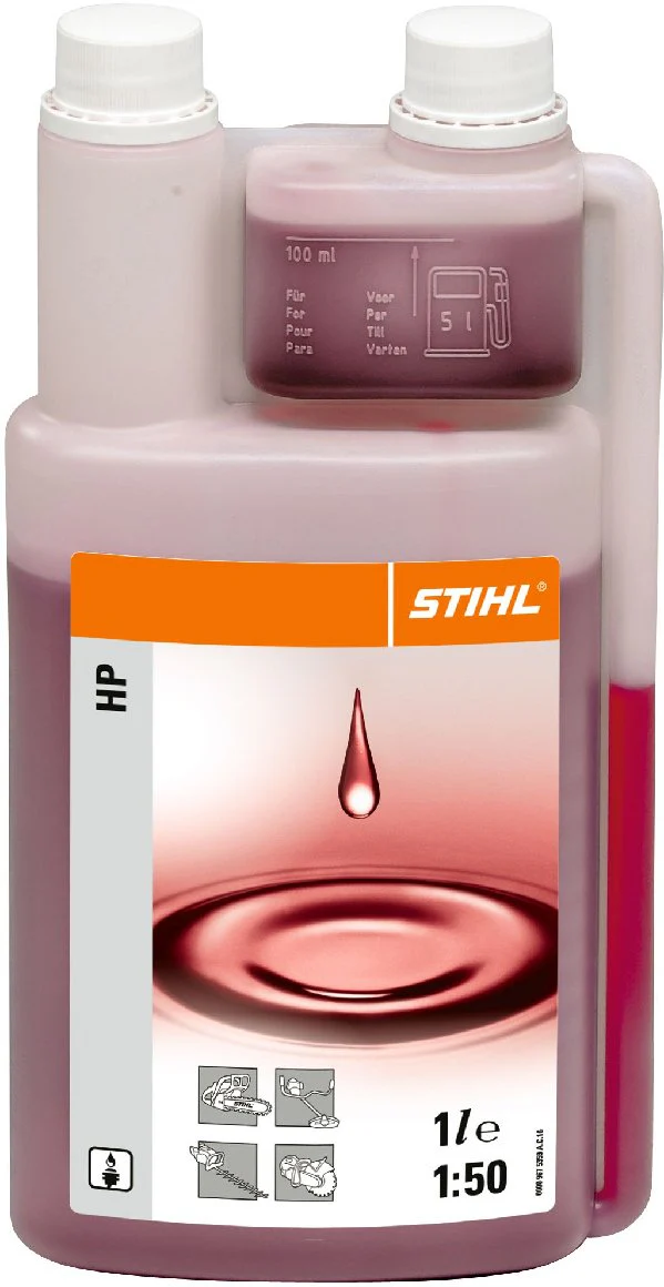STIHL 2-Takt-Motoröl HP, 1 l Dosierflasche (für 50 l Kraftstoff)