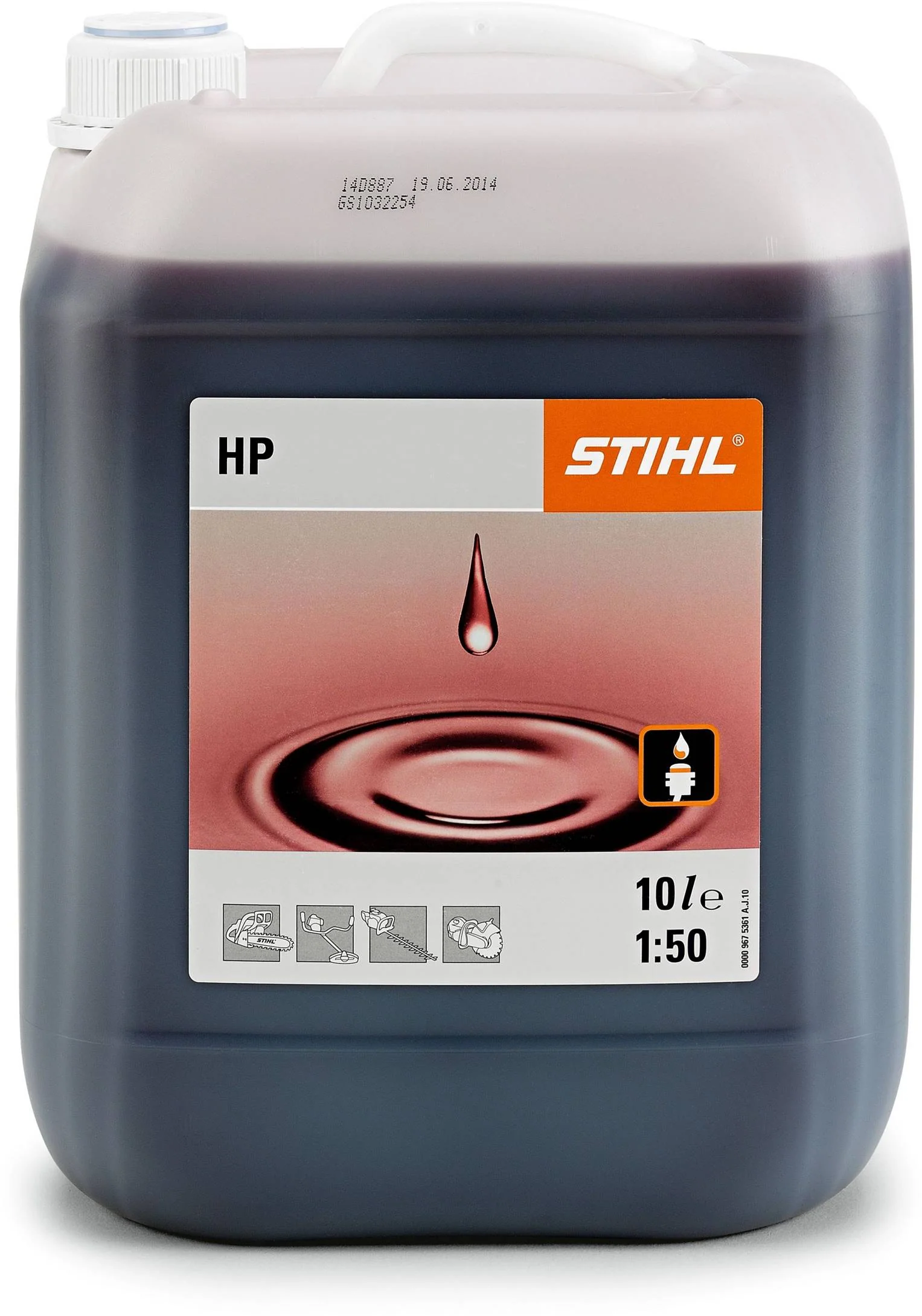 STIHL 2-Takt-Motoröl HP, 10L (für 500 l Kraftstoff) - Image 2