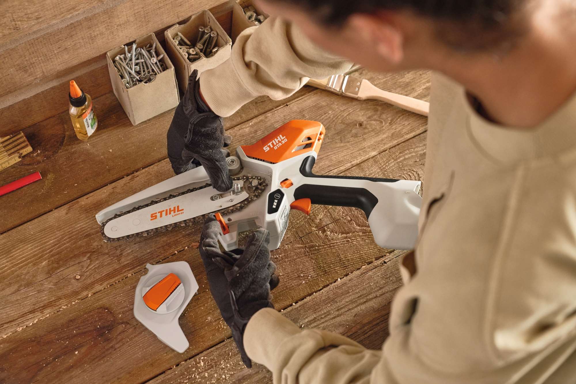 STIHL Akku-Gehölzschneider GTA 30, Set mit AS 2 + AL 1 + Koffer - Image 3