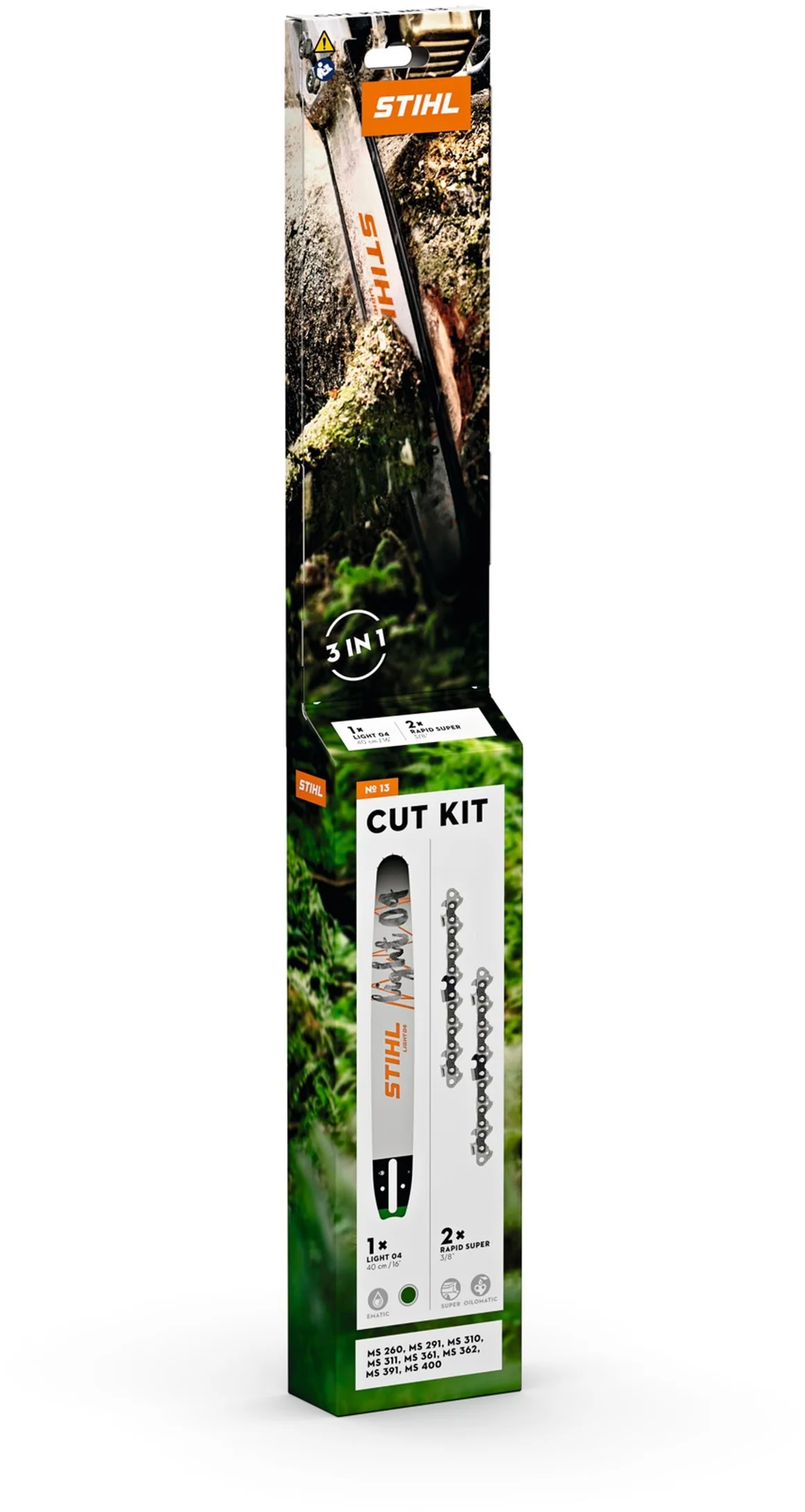 STIHL Sägeketten-Führungsschienen-Set Cut Kit 13 - Image 4