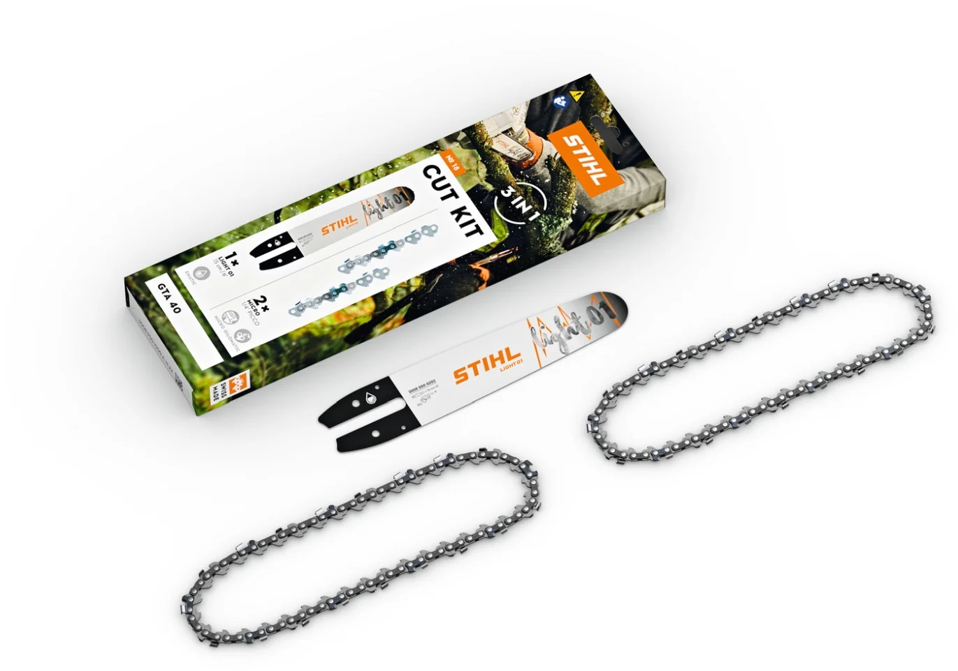 STIHL Sägeketten-Führungsschienen-Set Cut Kit 18 - Image 2