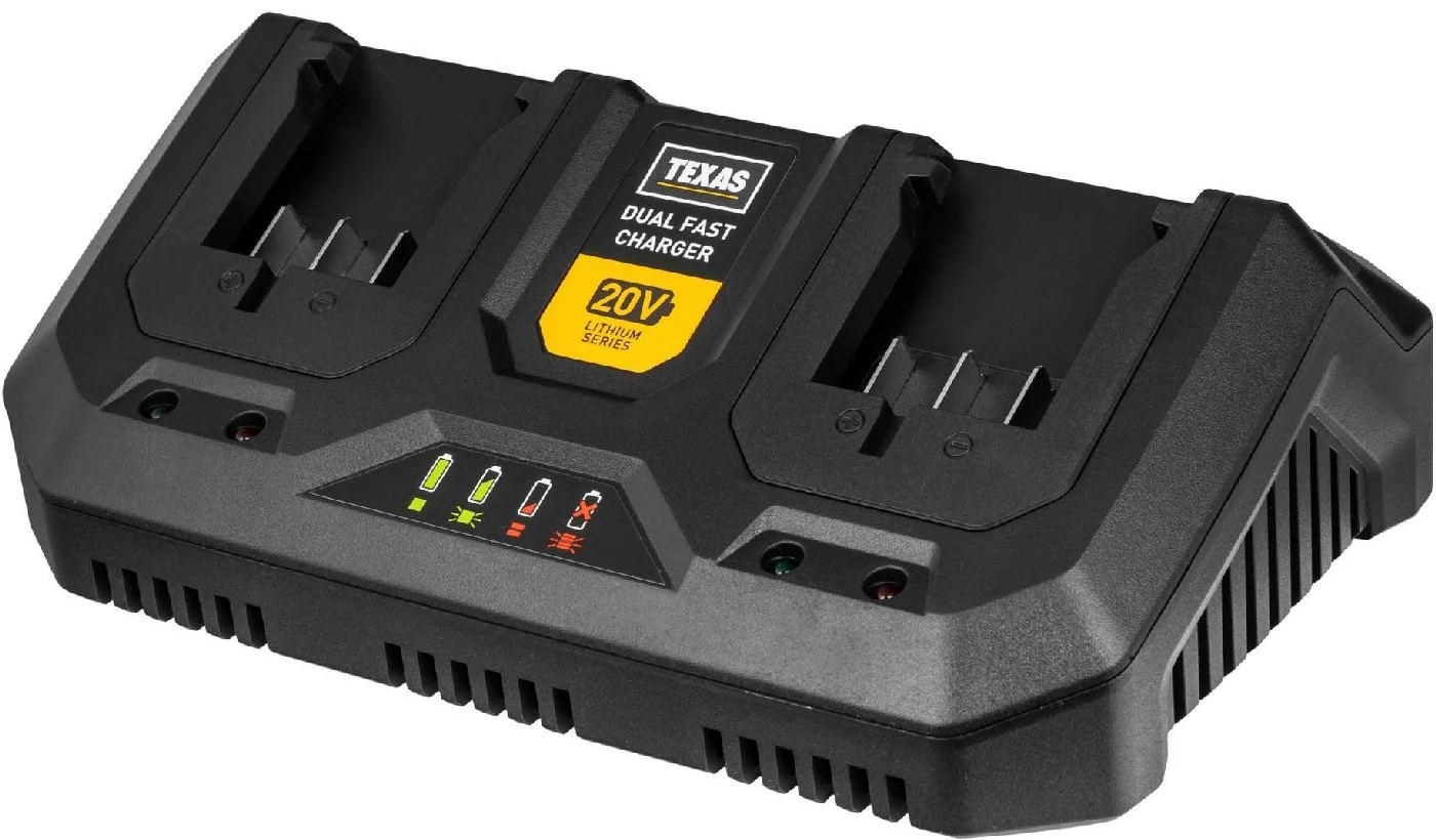 Texas 20 Volt Doppel-Ladegerät 90063241