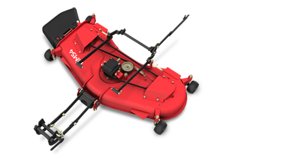 Tym Allrad-Diesel-Kleintraktor T194 mit Rasenbereifung und 137cm Zwischenachsmähwerk - Image 2
