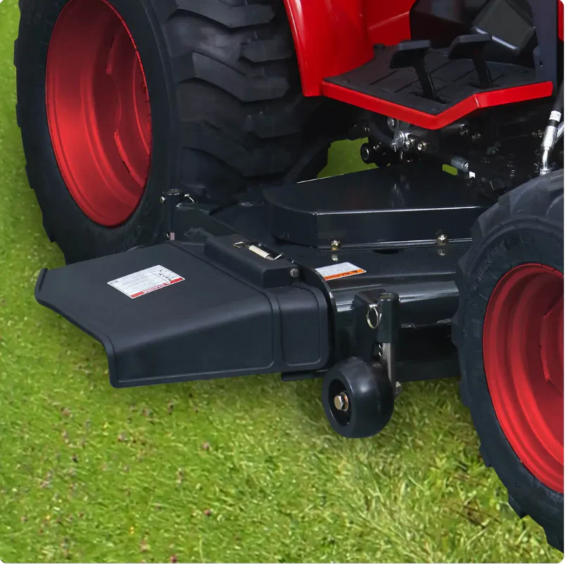 Tym Allrad-Kompakttraktor T255 mit Rasenbereifung, 153cm Zwischenachsmähwerk und Frontlader - Image 3